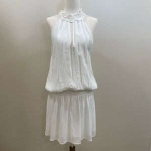 Vici Low-waisted White Dress
